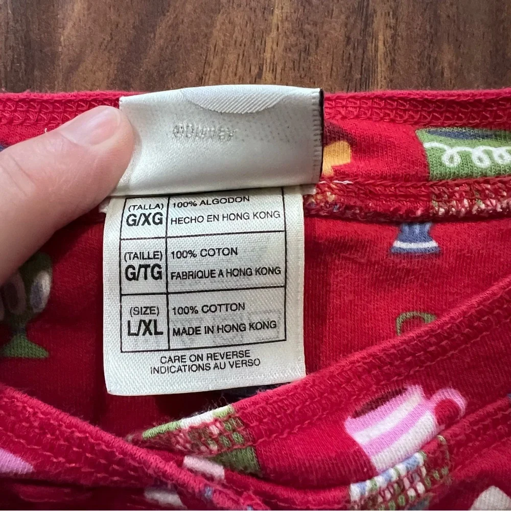 Vintage Disney Store Winnie the Pooh Red Pajama Set size large/XL - Picture 6 of 12